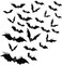 Halloween Party Supplies Hallween Decorations Bats Wall Decor 140PCS Realistic PVC 3D Black Scary Bat Sticker for Creepy Home Decor Halloween Party Decorations DIY Wall Decal Bathroom Indoor Halloween